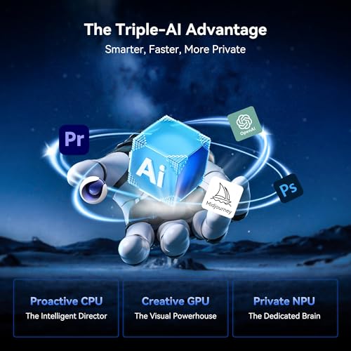 Image of GEEKOM IT13 MAX AI Mini PC, Intel Ultra 9 185H(TDP 65W) Idea Coding /Tasks, 24GB LPDDR5(5600 MT /s) 500GB PCIe 4.0 SSD, 8K Quad Display, WiFi 7, Dual 2.5G LAN, Arc Graphics Gaming /Video