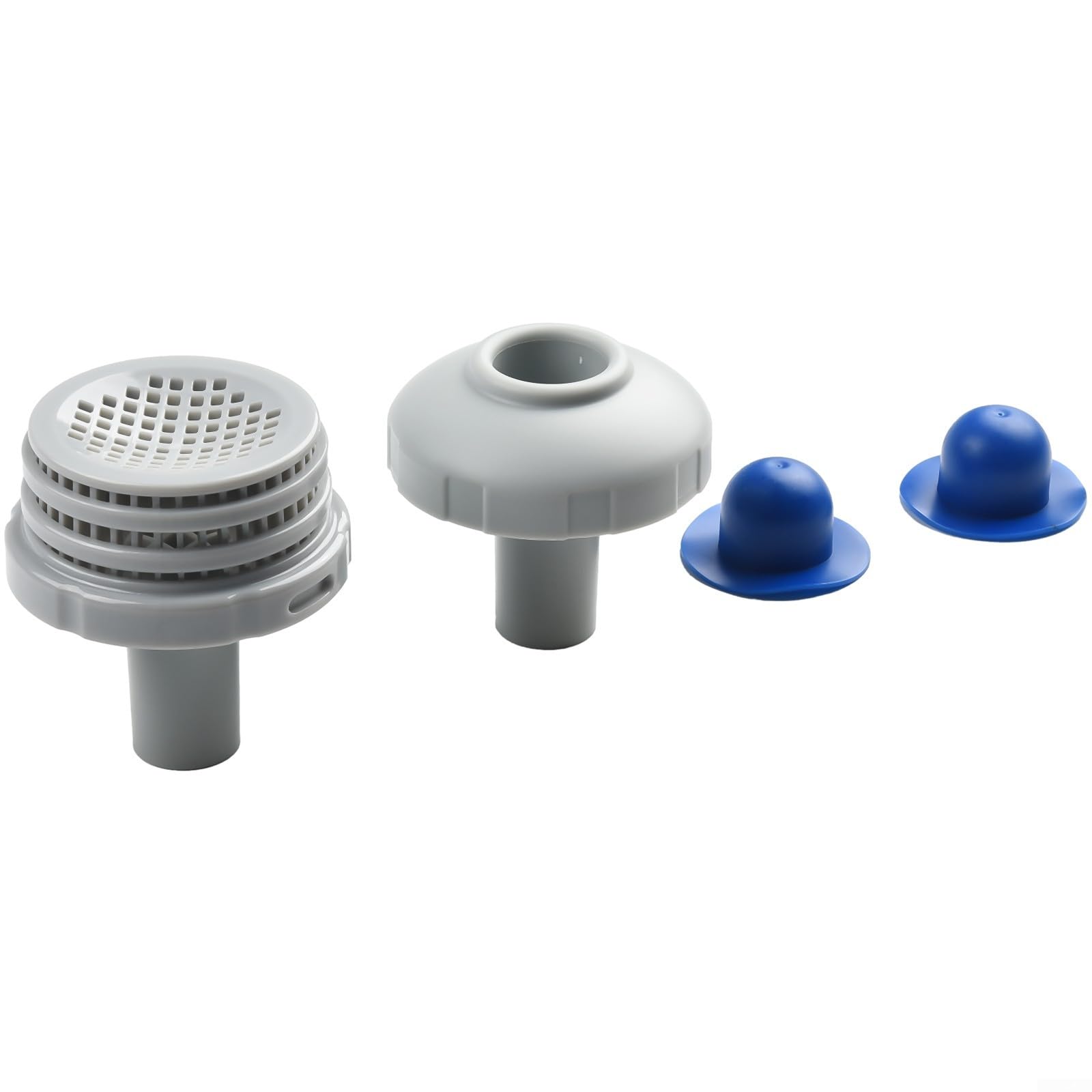 Pool Einlass-Auslass Sieb-Set Für Intex Pools – Komplett Mit Düse, Sieb & Adapter Für 32 Mm Schlauch (3,2 Cm Anschluss)