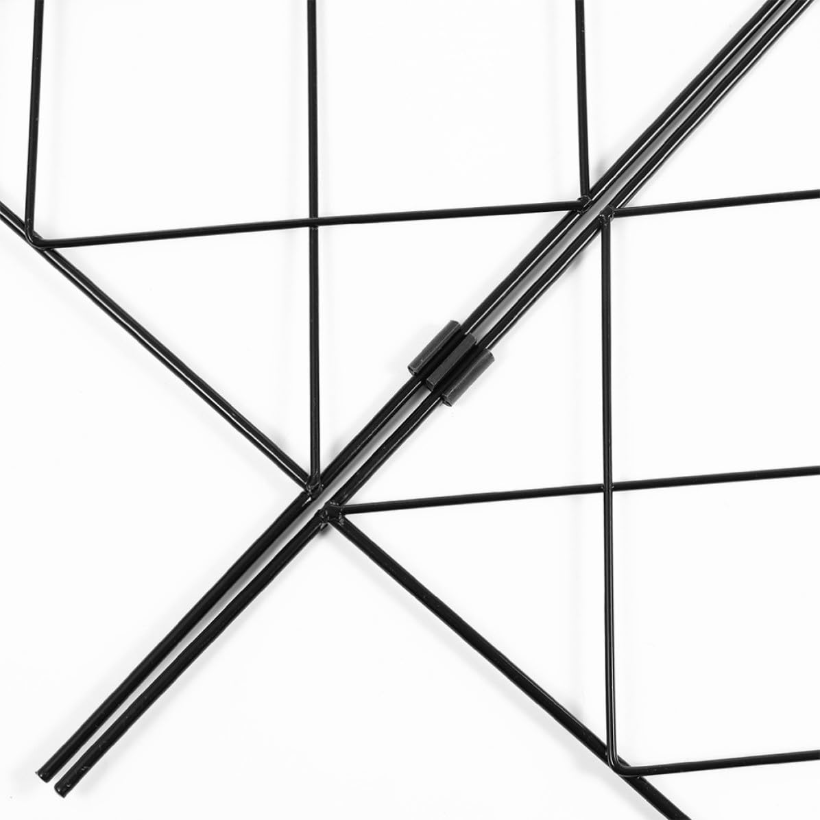 Homoyoyo Trellis per Piante Rampicanti in Ferro Nero, 5 Pezzi Supporto Pianta Rampicante Pieghevole, per Fagioli e Cetrioli, Casa e Giardino, Commerciale