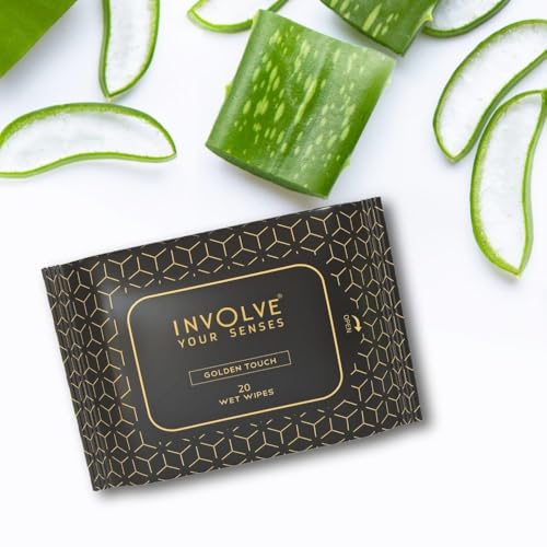 Image of Involve Your Senses Element Aqua Car Perfume with Facial Wipes - Golden Touch - 20 N - IEAW05 - Combo Car Air Freshener | Car Accessories Interior | Car Perfumes and Fresheners