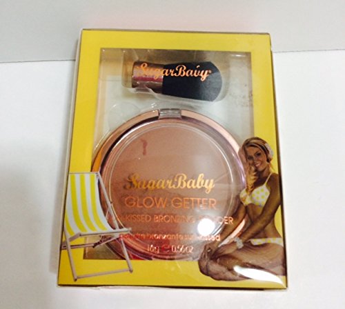 SUGAR BABY Glow Getter sun -kissed Bronzing Powder & Kabuki Brush