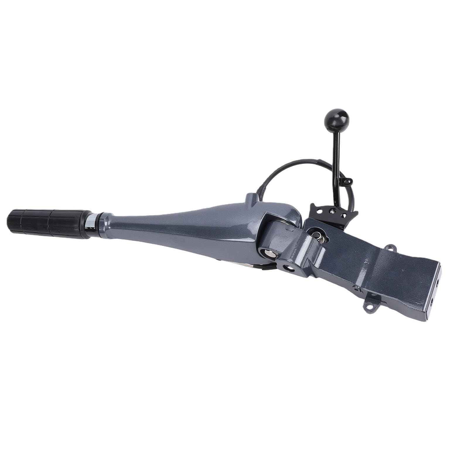 SUNGOOYUE Other Marine Supplies Griff-Ersatz, Eisen-Aluminium-Außenbordmotor-Lenksteuergriff mit Stabiler Struktur, für 2-Takt-Motor-Lenksteuerpinne-Trolling-Motor