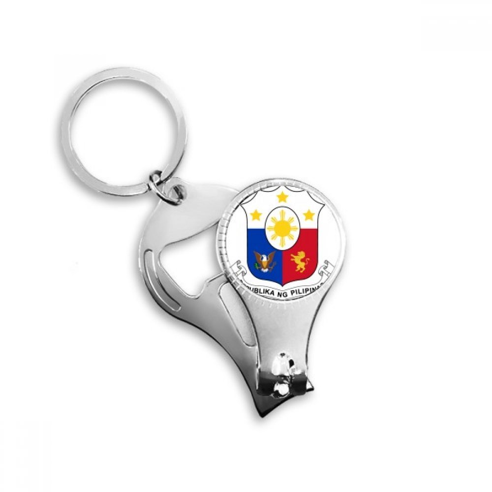 Porte-clés Philippines emblème Asie le meilleur cadeau charm utile avec coupe-ongles