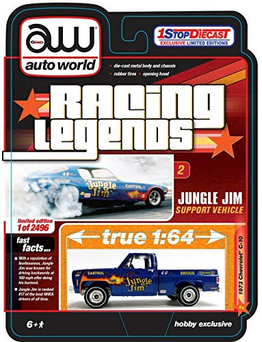 Auto World 1973 Chevy C-10 Racing Legends Jungle Jim 1/64