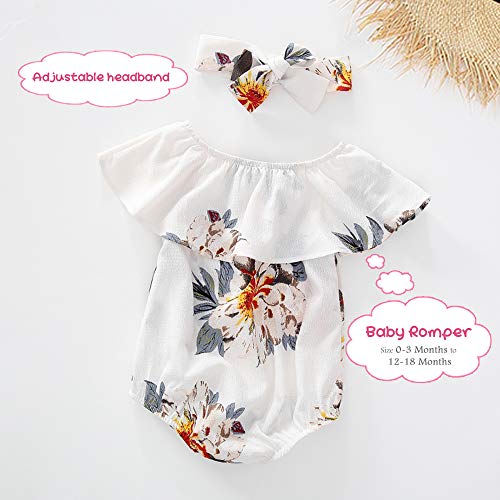 Image of PopReal Mommy and Me Dresses Floral Printed Chiffon Bowknot Ruffles Short Sleeve Beach Mom Daughter Matching Outfits