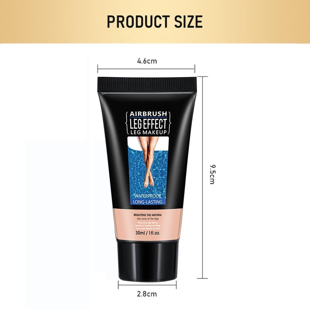 Waterproof Leg Makeup No Transfer, Leg Makeup Lotion, Body Makeup Base (Skin Light) — view 3