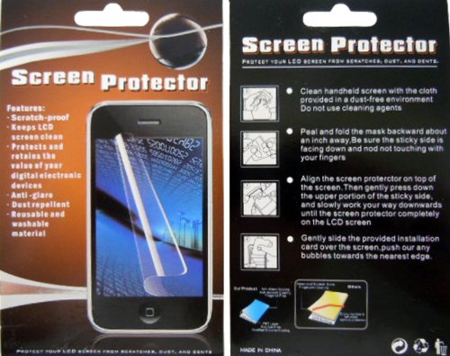 3 Pack For Kyocera Rise C5155 LCD Clear Screen Protector Guard - Perfect Fit