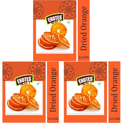 Image of Exotes Premium Dry Fruits (Dried Orange), 2 X 250 g (Pack of 3)