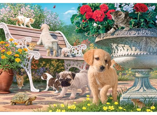 Puzzle Anatolian Cachorros Jugando al Escondite de 260 Piezas