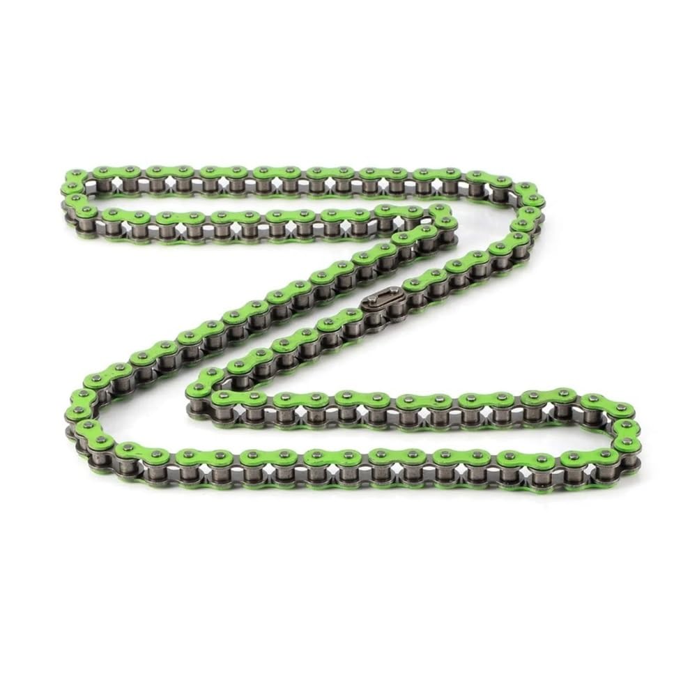 Catena di trasmissione verde 428/420 adatta for motociclette ATV GY6 GN125 da 90 cc, 110 cc e 125 cc.(TLL-420)