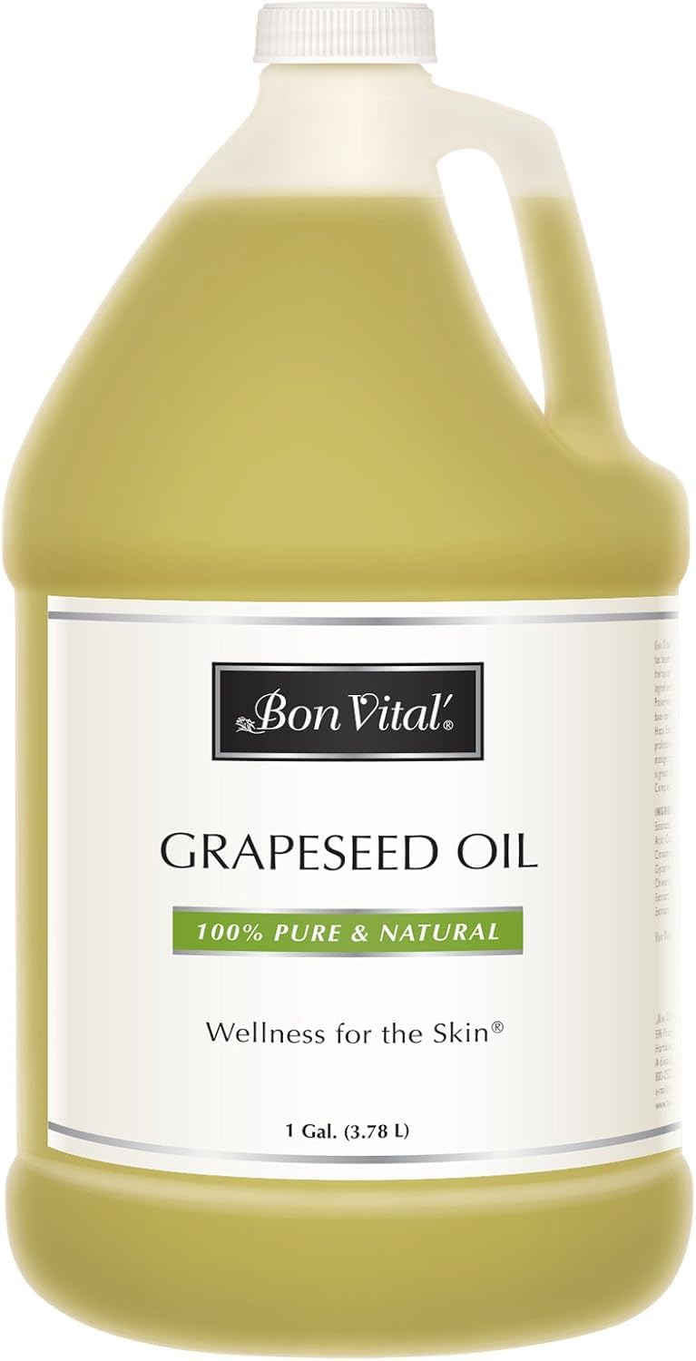 Bon Vital Grapeseed Oil, Cranberry, 1 GallonCompact by Design (Certified by Amazon)