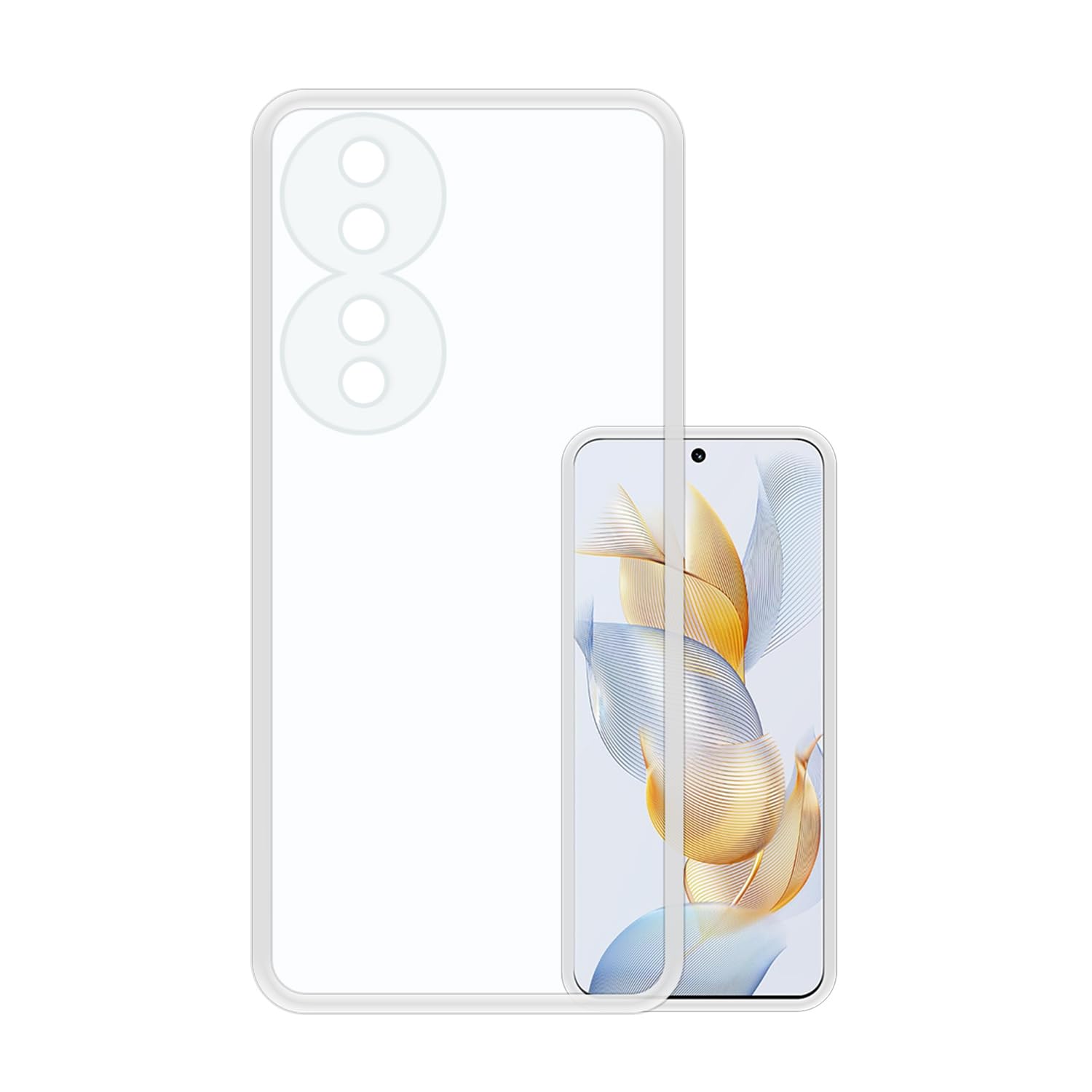 VIDO Transparent Back Case Cover for Honor 90 5G (Soft & Flexible & Camera Protection Back Case) (B0CJJVMRV7) Amazon Price History, Amazon Price Tracker