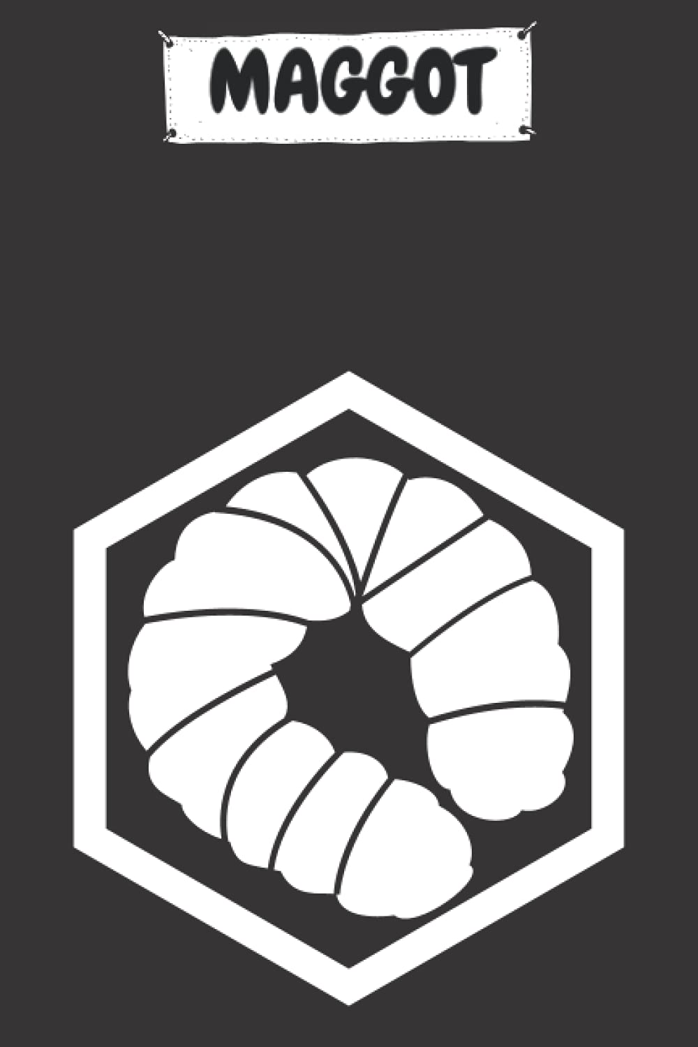 Maggot: Lined notebook 120 pages