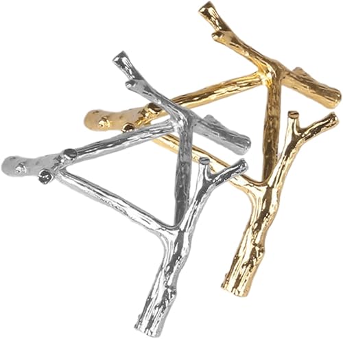 Miniatura 3 de STOBAZA 6 pcs Glass Metal Holder Branch S Crystal Office for Minimalist Art Craft Crafts Stand Tree Tabletop Collectibles Display Egg Sphere Base