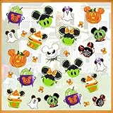 Mfault Halloween Jack Window Clings 9 Sheets, Jack O Lantern Pumpkin Cupcake Stickers Decals Decorations, Skull Ghost Cauldron Funny Holiday Home Kitchen Decor