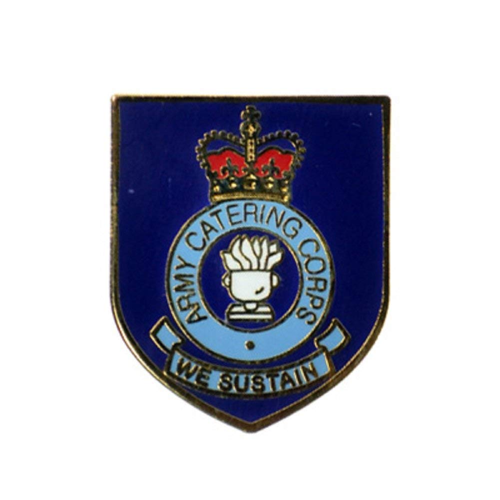 The Army Catering Corps of The British Army MOD Approved Enamel Lapel Pin Badge