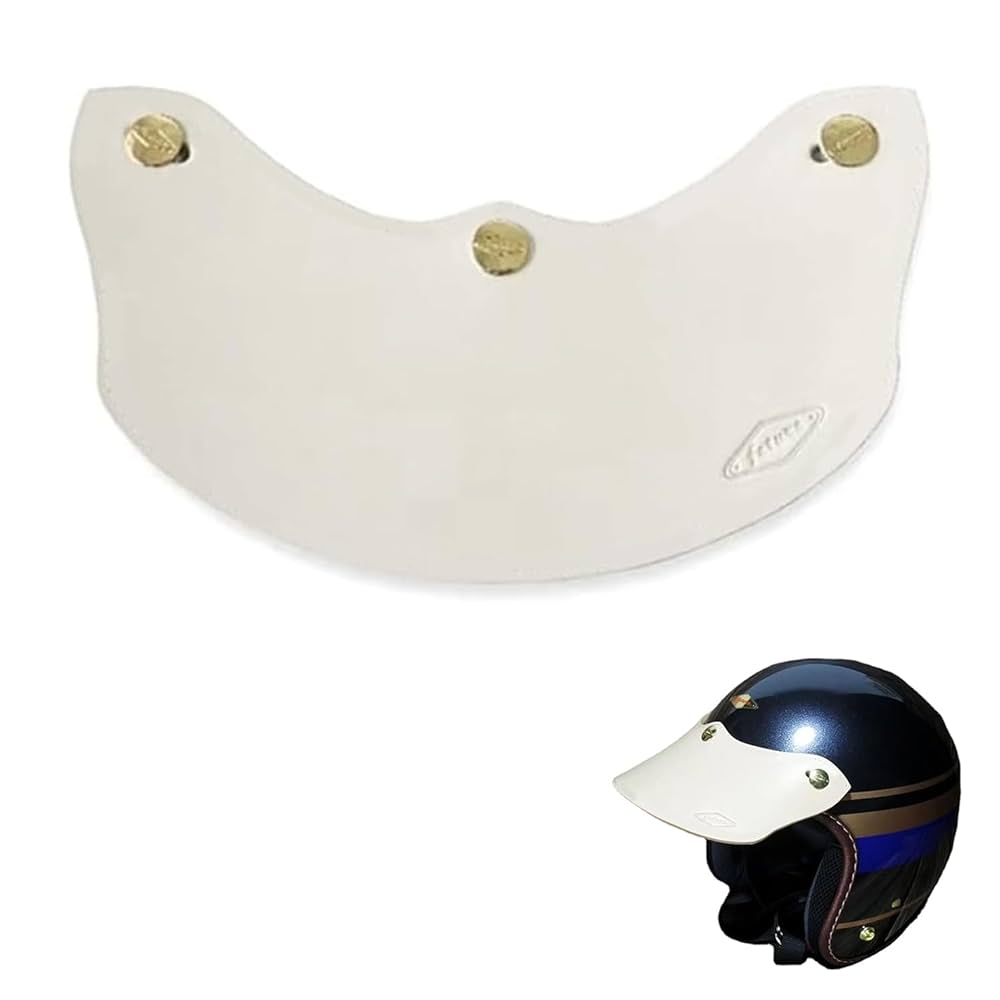 Amazon.co.jp: ヘルメットバイザーつば レトロスタイル 3