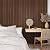 VEELIKE Walnut Wooden Slat Wallpaper Peel and Stick Waterproof Dark Wood Contact Paper for Walls 15.7''x118'' Self Adhesive Removable Faux Wood Slats Wall Panel Wallpaper for Bedroom Accent Wall Décor