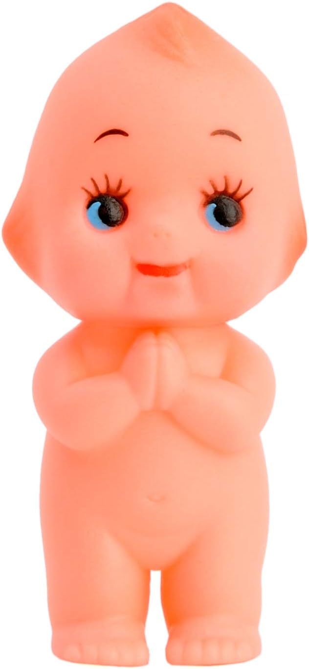 Cute Kawaii QP Baby Doll Charm Cupie Cupid Rubber Vinyl Figure Made Japan Collection Decoration Toy (Wish QP Doll)