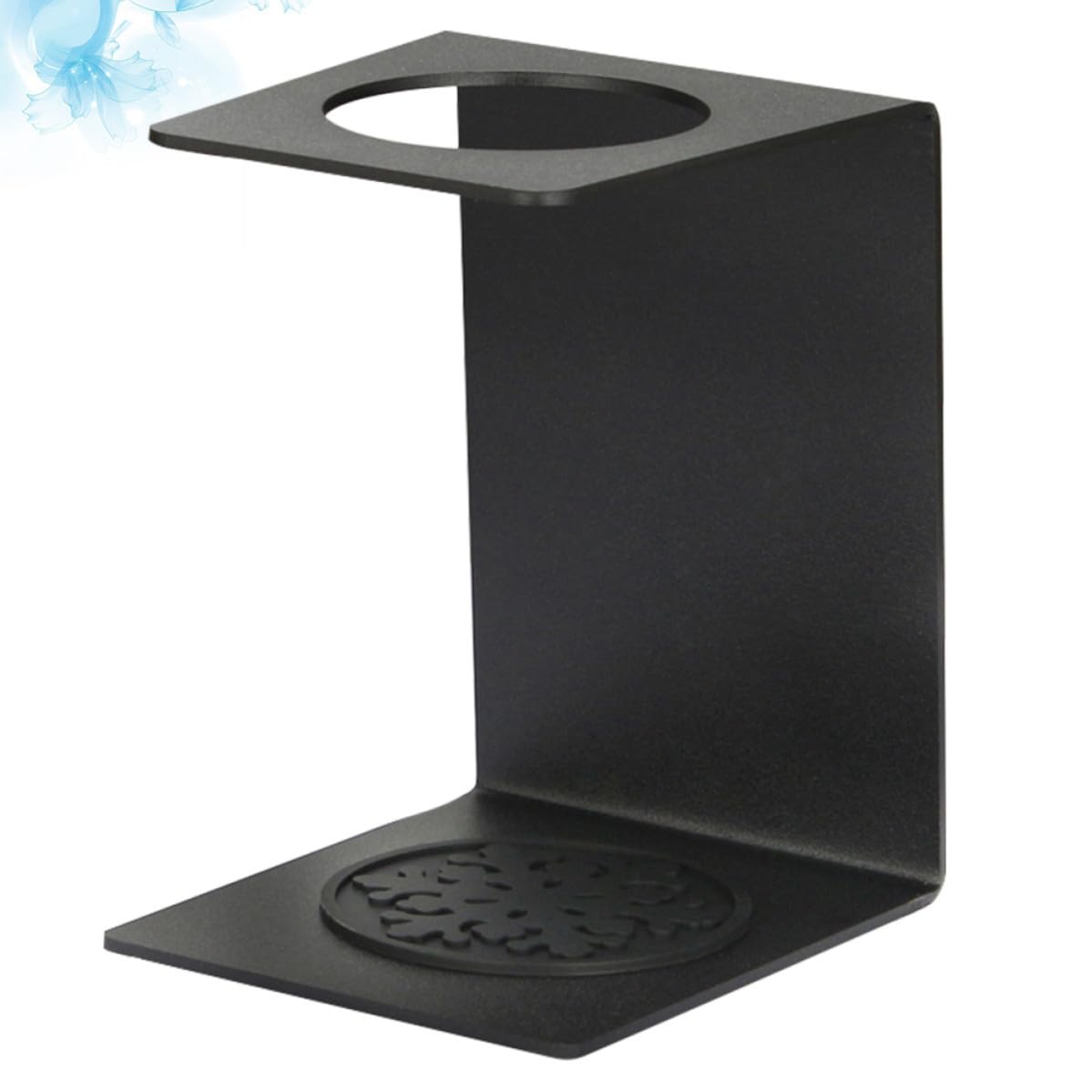 COHEALI Robuster Kaffeefilterhalter aus Metall in Schwarz Kompakter Filterbecherhalter für Kaffeezubehör zum Aufbewahren und Brauen Einer Tasse Kaffee
