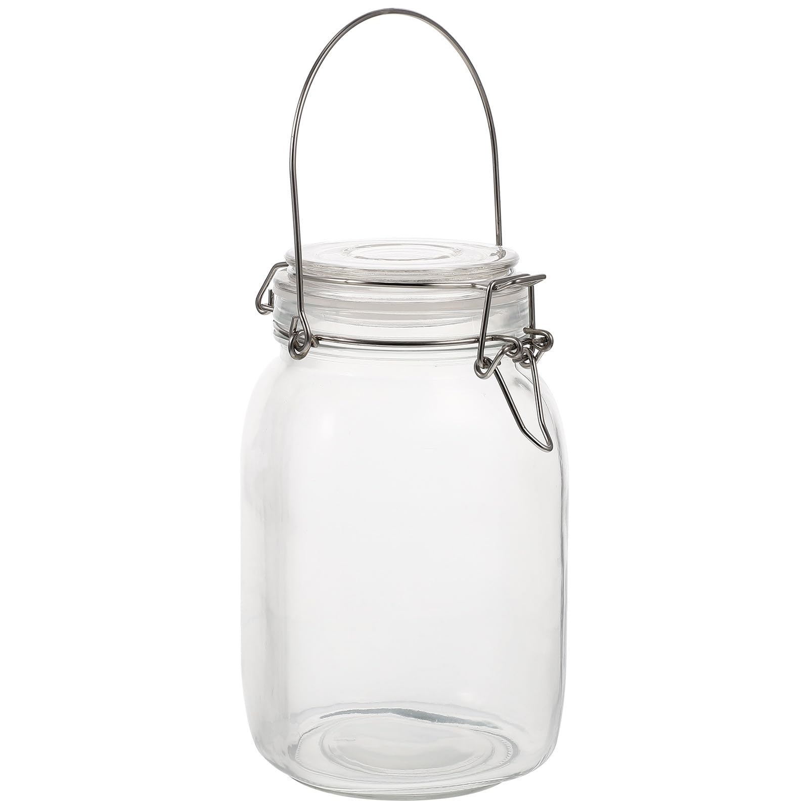 BETOOKY Tarro de Almacenamiento Hermético de Vidrio de 1.5l Diseño Sencillo para Encurtidos y Alimentos, Recipiente Resistente Tapa Sellada para Cocina Doméstica