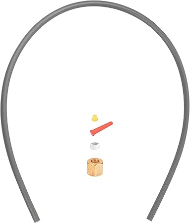 Pokin 4335 Feed Tube with Sleeve for Aprilaire Humidifiers 400, 400A, 400M, 500, 500A, 500M, 600, 600A 600M,Includes #4004 in-Line Strainer #4231 Yellow Orifice,Humidifier Parts & Accessories
