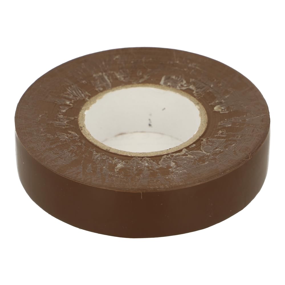 PVC19X33BROW | TT PVC Electrical Insulation Tape Rubber Adhesive 19MM X 33M Brown