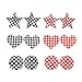 CHIC DIARY 6 Paar Nippelpads Set Stern/Herz/Rund Nipple Cover Selbstklebend Nippleabdeckung Brustwarzen Einweg Aufkleber Damen