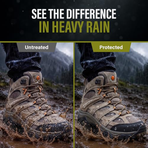 Image of Protect Shoe Protector Spray - Rain & Stain Water Repellent - Waterproofing Spray for Leather Suede Hats 6.76 OZ