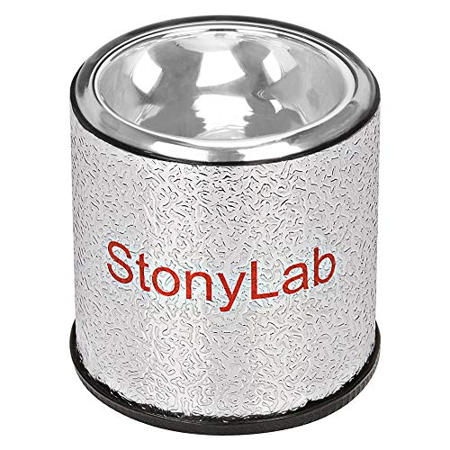 Stonylab Dewar Flask, Hemispherical Borosilicate Glass Dewar Flask With Aluminum Base, 90Mm Interior Depth And 94Mm Interior Diameter For Laboratory - 250Ml #TOP15