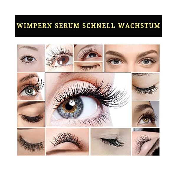 Wimpernserum Lash Serum für Effektiv Fördert Wachstum von Wimpern, 5ml Augenbrauen Serum Aktiviert Haarfollikel sie von… – Bild 7