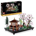 LEGO 10315 Icons Tranquil Garden, Botanical Zen Garden Kit for Adults with Lotus Flowers, Customisable Desk Decoration, Inspired by Japanese Traditions, Mindful Gardening Gift for Women, Men