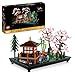 Produktbild Lego Icons Garten der Stille - Modell zum Bauen und Ausstellen - Japanische Oase mit Pavillon, Brücke, Koi-Karpfen, Lotusblumen, Bäumen - DIY Deko - Geschenk für Frauen und Männer - 10315