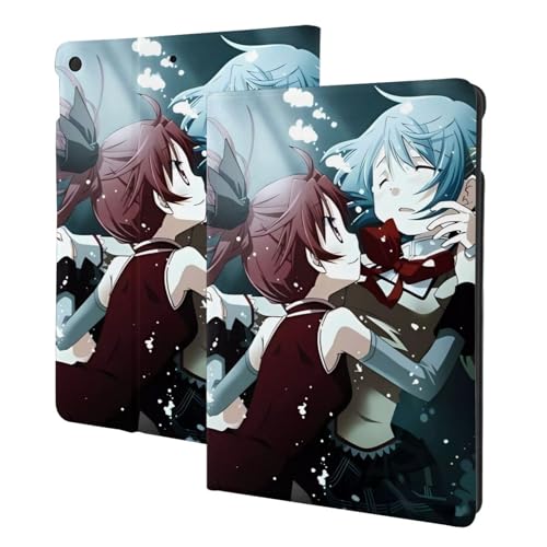 Compatible with 魔法少女まどか☆マギカ iPad Pro ケース 2024 13インチ(最新型) iPad Pro 13インチ ケース タブレットケース Ipad pro タブレット ケース PUレザー 二つ折スタンド 角度調整 横置きスタ