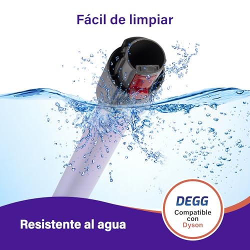 Miniatura 6 de Degg Tube Télescopique, Compatible Avec Aspiradora Dyson V7, V8, V10, V11 Y V15, Tubo Telescópico 32mm, Tubo De Extensión, Tubo De Aspiradora, Accesorios Para Aspiradora - Color: Morado