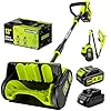 VOTLEMI 40V Cordless Snow Shovel, 13 Inch 4.0Ah Electric Snow Shovel with Directional Plate, Brushless Cordless Snow Blower for Pathway, Patio, Deck, Driveway, Green
