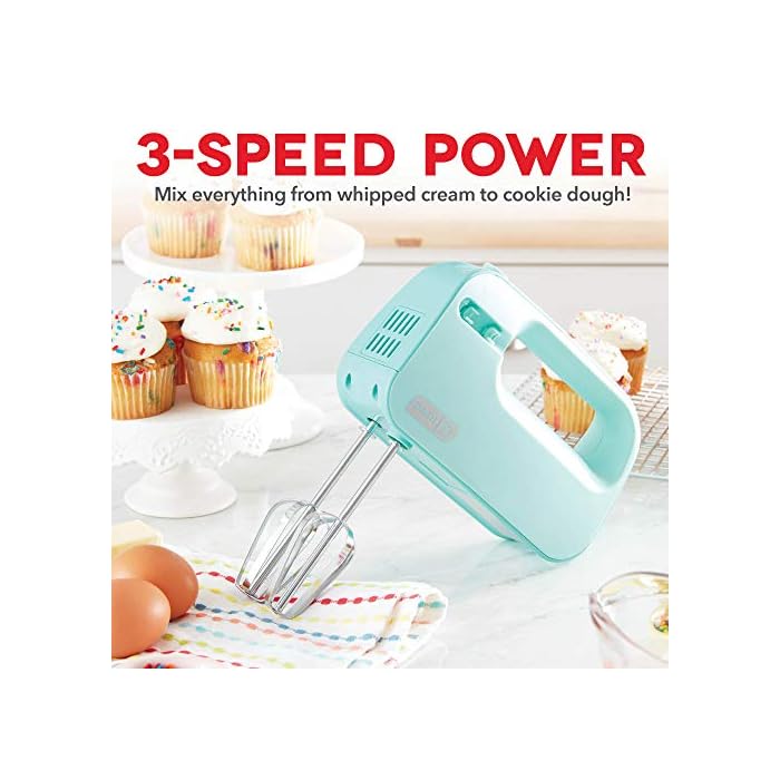 Buy Dash SmartStore™ Deluxe Compact Electric Hand Mixer + Whisk and