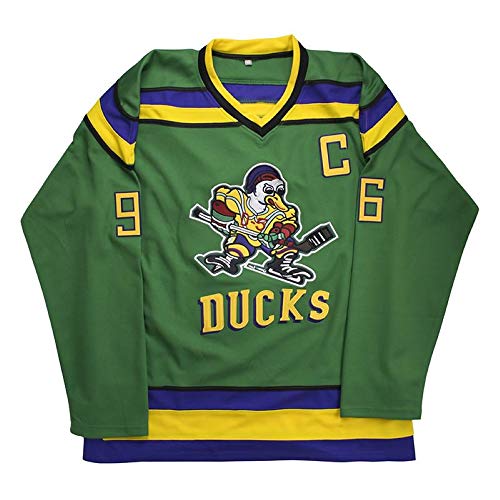 DG Athletics Mighty Ducks Movie Hockey Jersey for Adults Embroidered