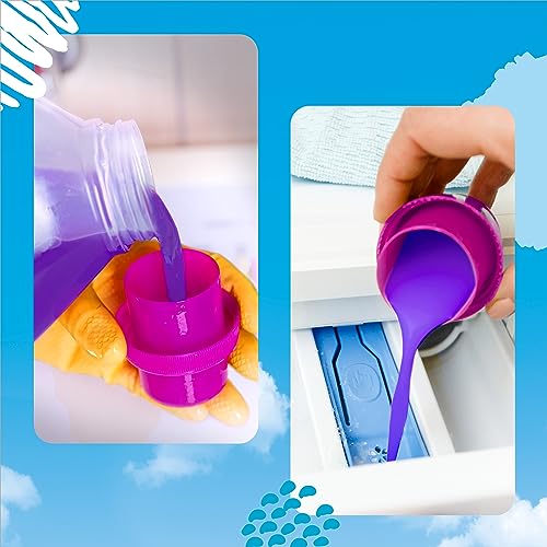 Fabuloso Ammorbidente Concentrato Profumato Magnolia & Lavanda 4x1,25L | Fragranza che Dura per Settimane* | Fragranza Attivata dal Movimento | Rende i Capi Più Facili da Stirare** | 224 Lavaggi - Immagine 4