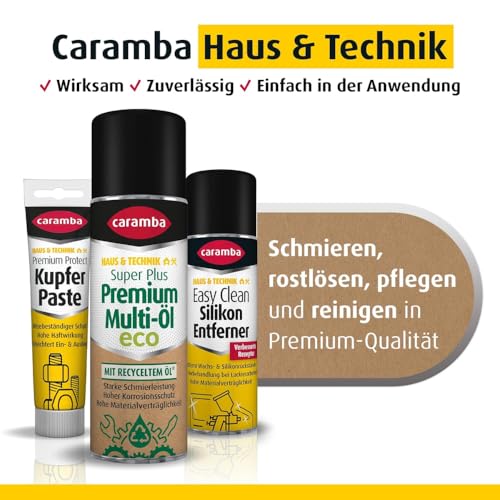 Caramba Super Plus Premium Multi Öl Eco, Sprühöl mit starker Schmierleistung, Rostlöser, Verschleiß- und Korrosionsschutz, Umweltschonend, 100 ml