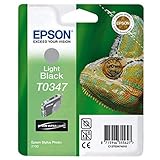 Anzahl der Packungen: 1 Epson T0347 Tintenpatrone Chamäleon, Singlepack hell schwarz