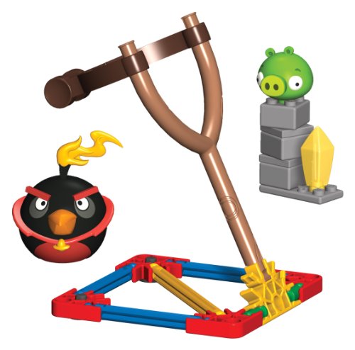 K'NEX Angry Birds Fire Bomb Bird versus Small Pig Building Set