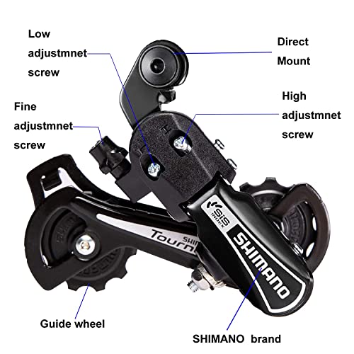 Zukka Shimano Rear Derailleur Rd-Ty21B 6/7 Speed Direct Mount For Mtb Mountain Bike #TOP2