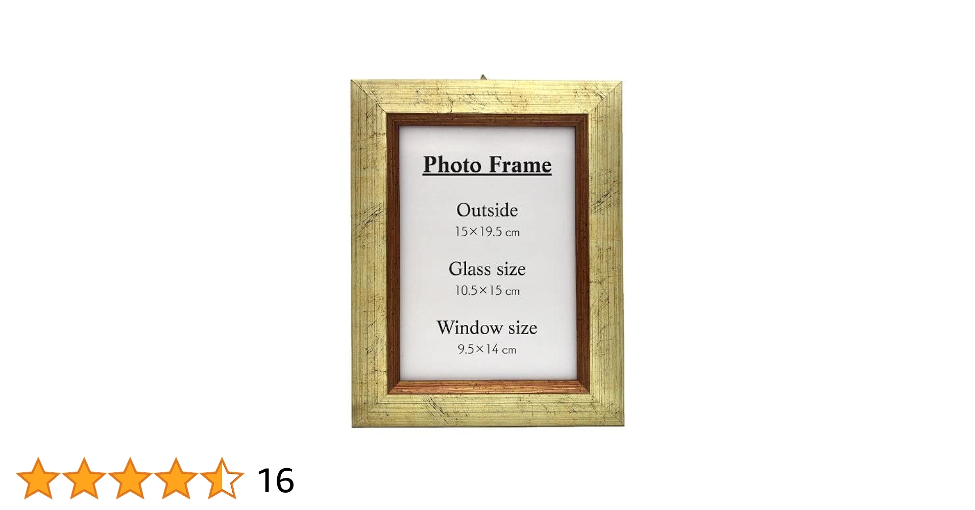 Amazon.co.jp: 壁掛けポストカードフレーム アンバーゴールド