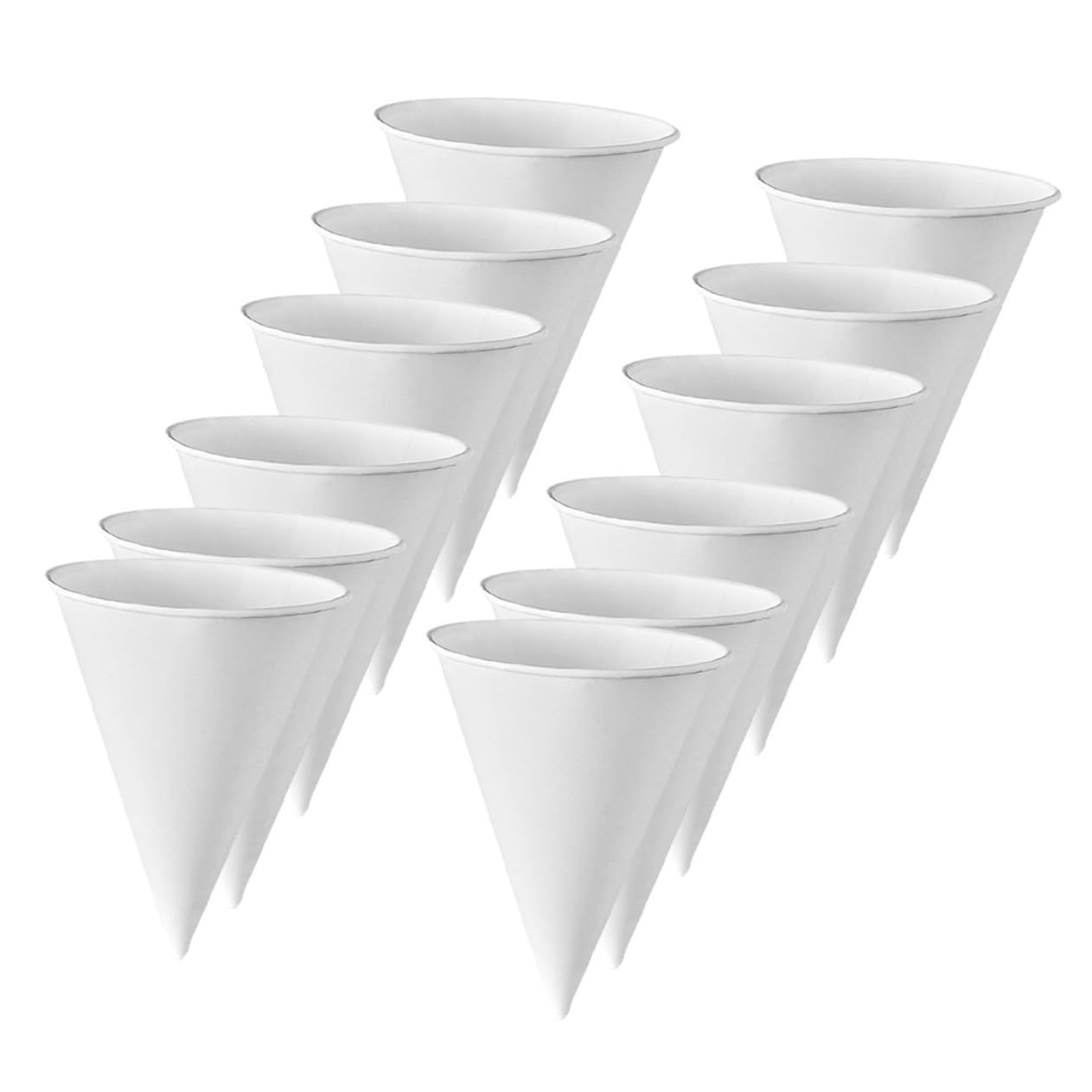 Juego De 200 Vasos De Papel para Vasos De Papel Portavasos para Helados Suministros para Fiestas Y Bebidas