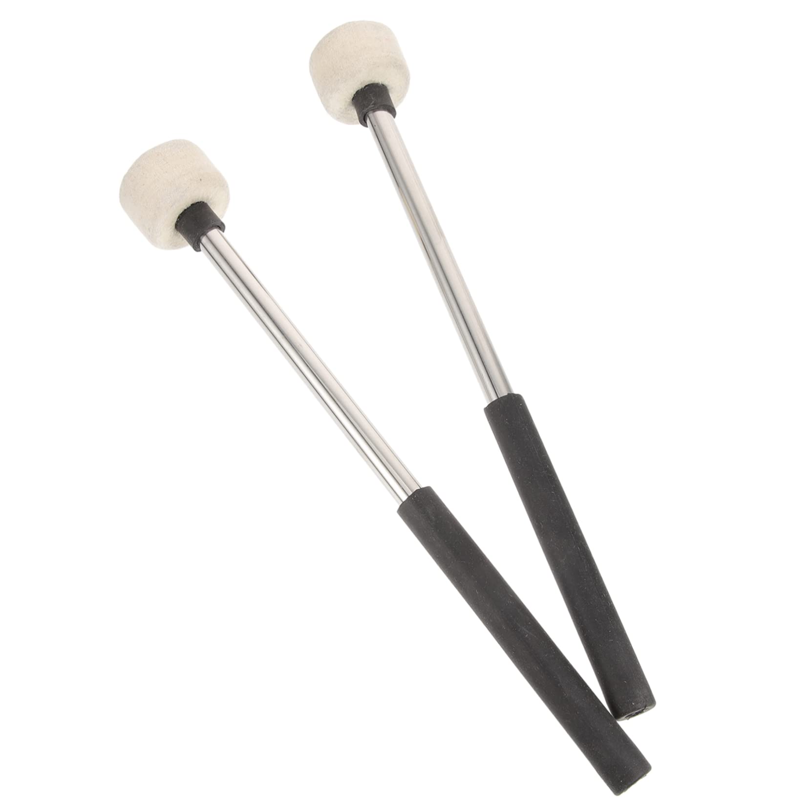 ibasenice 6stücke Drum Mallets Aus Edelstahl Mit Filzkopf Für Percussion-instrumente Leichte Und Langlebige Schlagzeugstöcke Geeignet Für Anfänger Und Profis Für Trommelkits Und