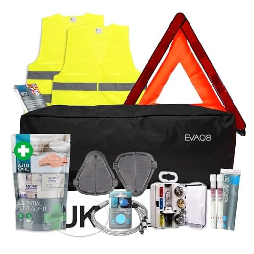 EVAQ8 European Travel Car Safety Kit