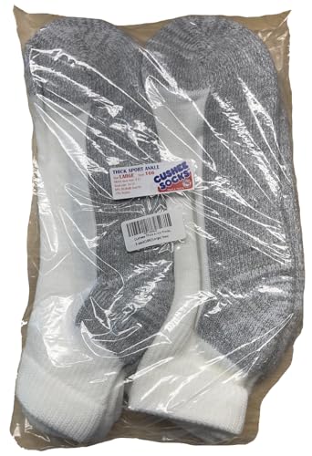 Cushees Thick Ankle Socks, 3 pairs/pack2