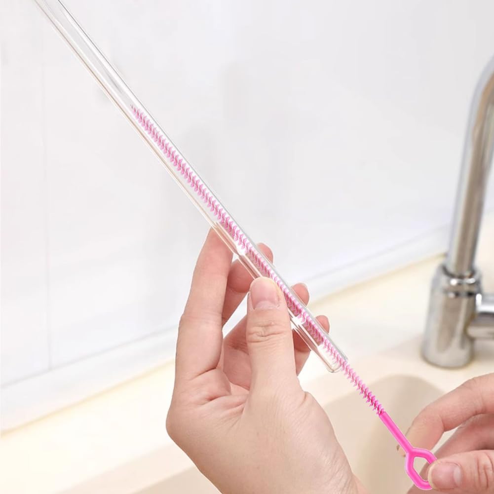 6pcs Reusable Straw Cleaner Brushes, 4/6/8/10/12/15mm - Image 3