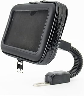 CLISPEED Bolsa Para Celular Espelho Retrovisor Suporte Para Celular Motocicleta Suporte Para Celular Guidão Preto Suporte Para Celular Guidão Suporte Para Celular Ciclismo Suporte Para
